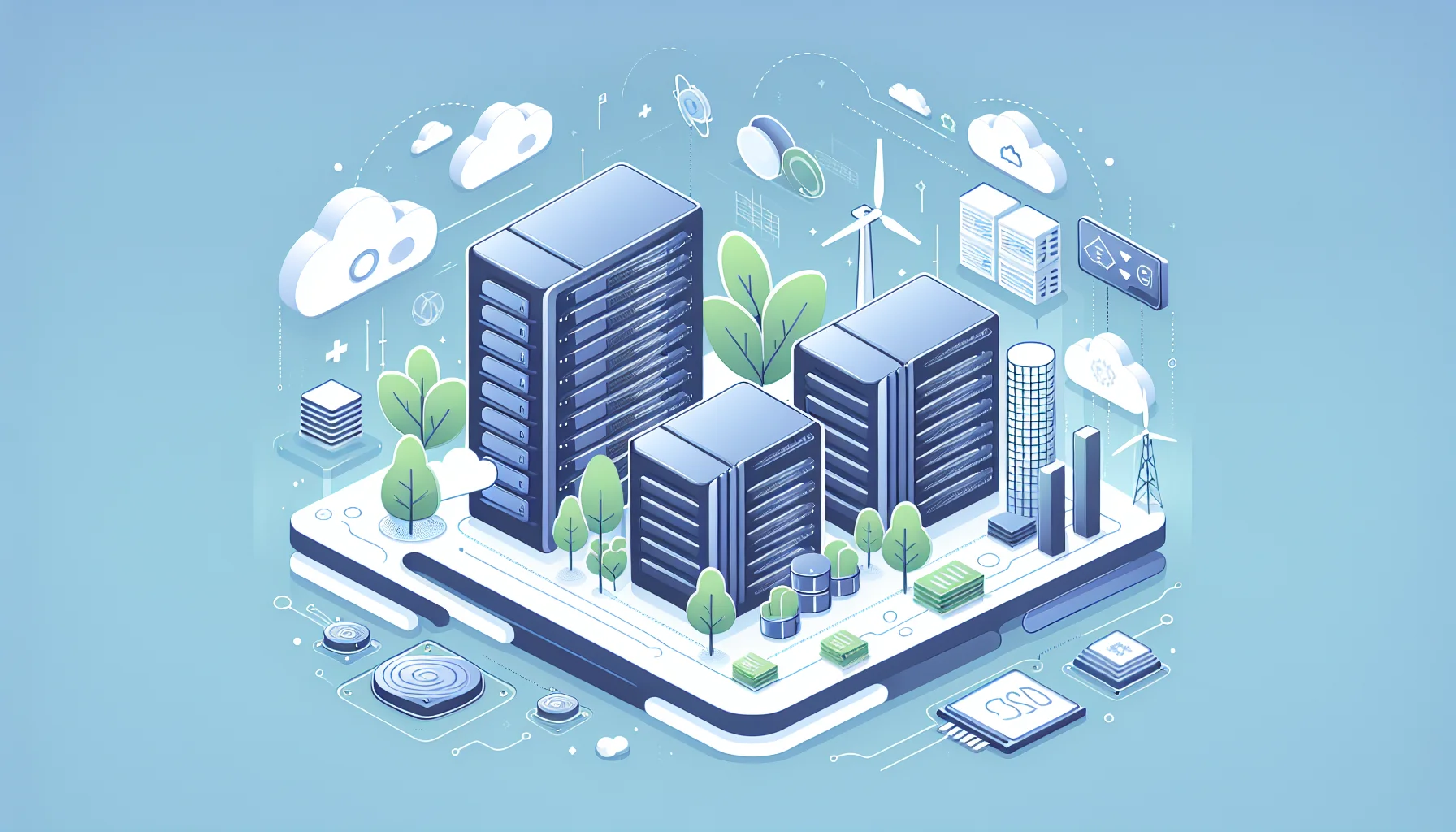 Datacenters : l’essor du stockage SSD éco-responsable